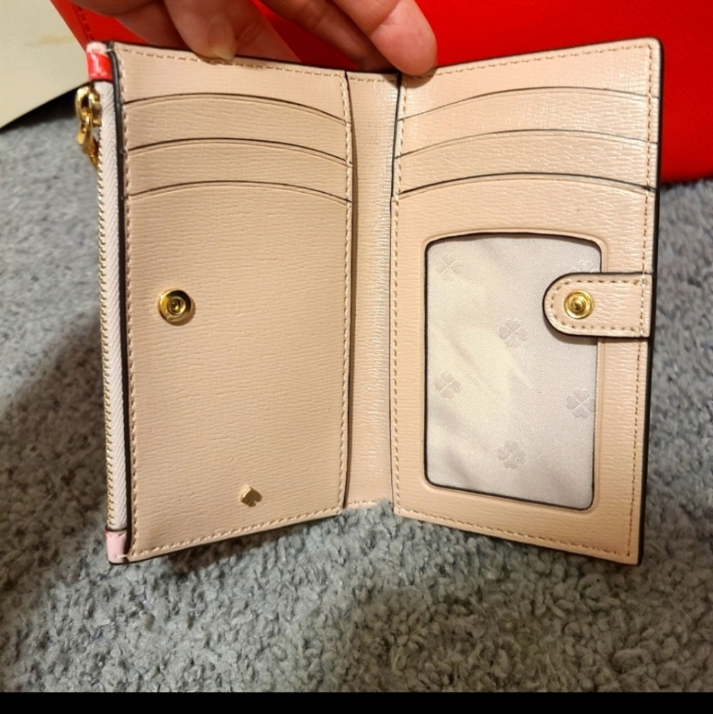Kate Spade ❤ Heart Wallet Red & Pink - Picture 7 of 15